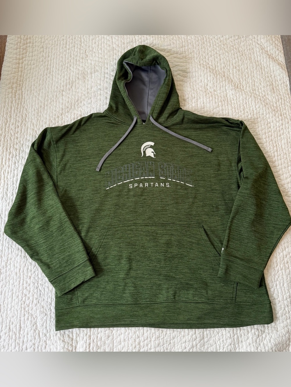 Russell Athletic Men's Green Michigan State Hoodie